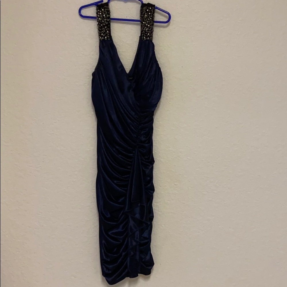 Navy Blue Homecoming/ Prom Dress